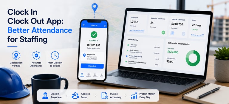 Clock In Clock Out App: Better Attendance for Staffing
