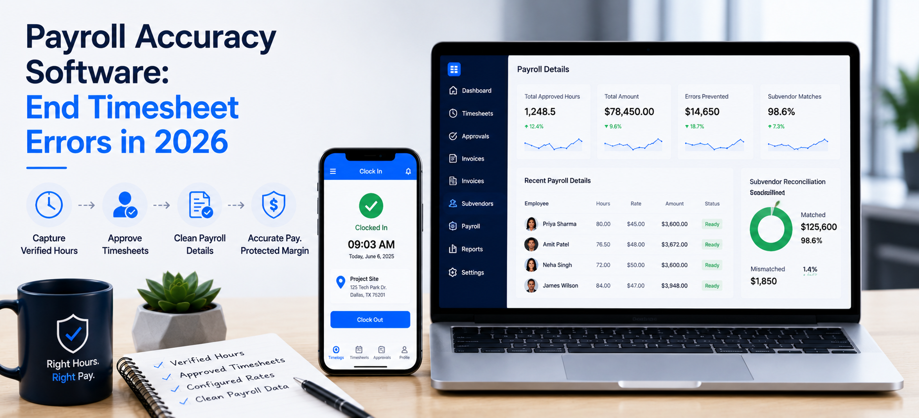Payroll Accuracy Software: End Timesheet Errors in 2026