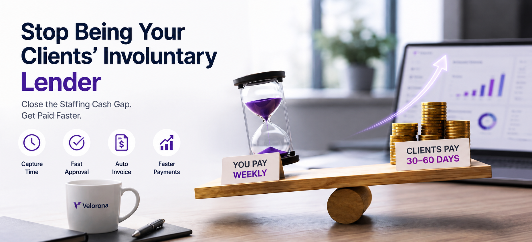 Staffing Cash Gap: How to Stop Being Your Clients' Involuntary Lender