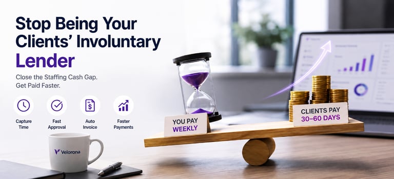 Staffing Cash Gap: How to Stop Being Your Clients' Involuntary Lender