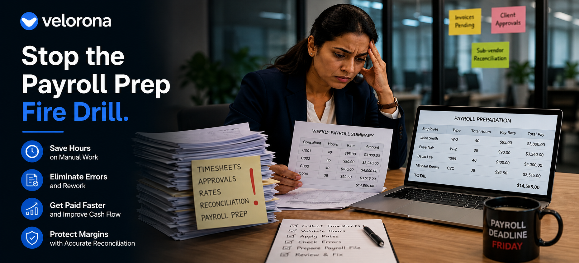 Manual Payroll Prep for Staffing Firms: What It Really Costs in 2026