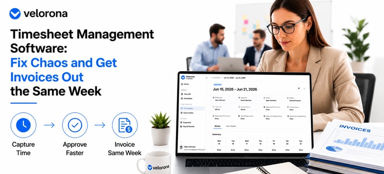 Timesheet Management Software: Fix Chaos and Get Invoices Out the Same Week