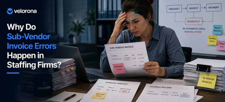 Sub-Vendor Invoice Errors