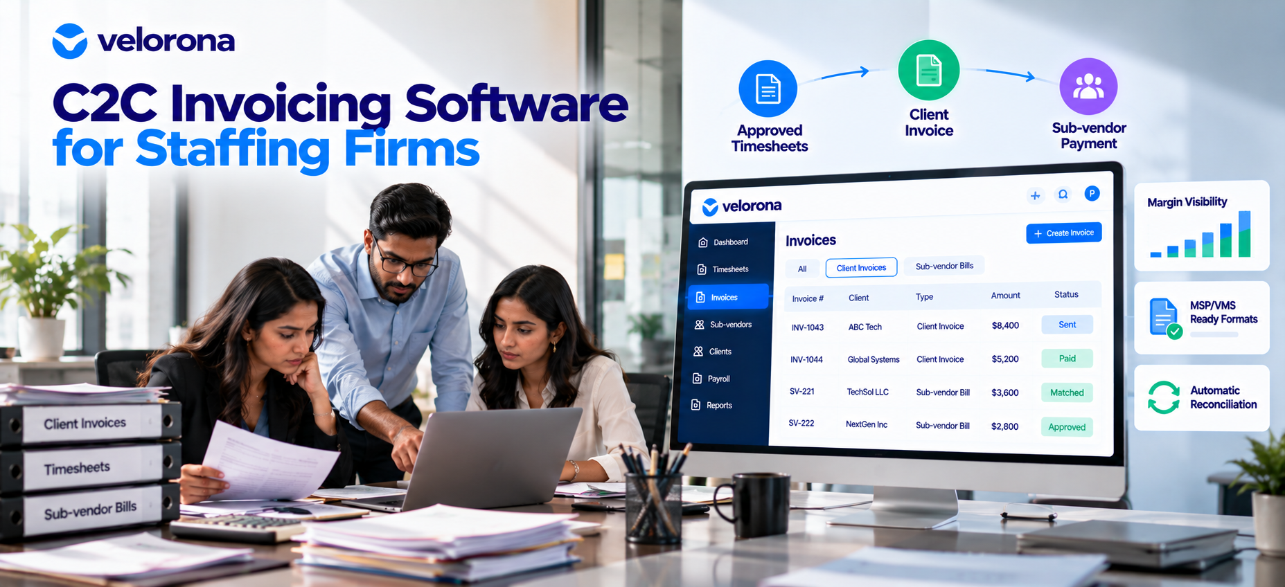 Streamlined Invoicing for Staffing Firms