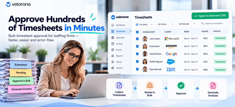 Bulk Timesheet Approval 12 Hours to 90 Minutes