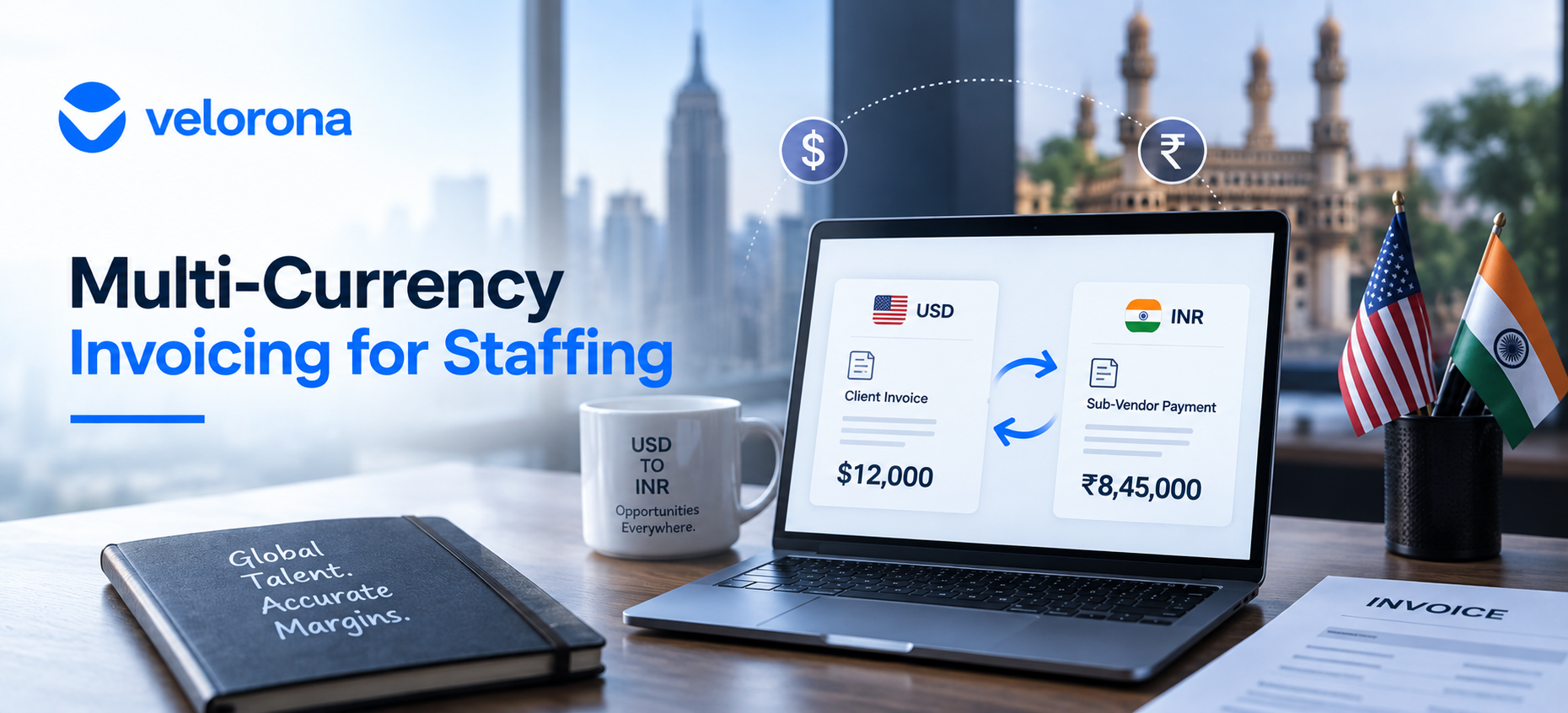 Multi currency invoicing