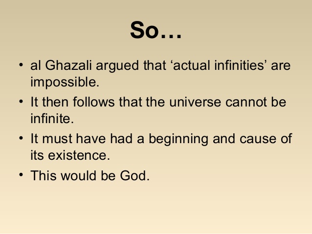 Kalam cosmological argument