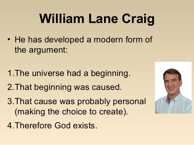 কালাম কসমোলজিক্যাল আর্গুমেন্ট 3 William Lane Craig
