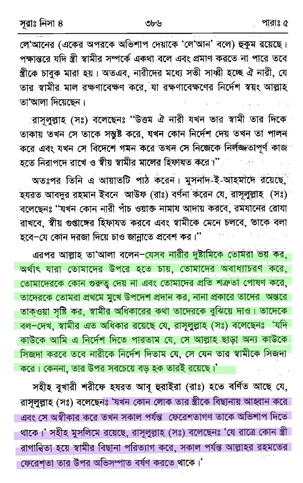 স্ত্রীকে প্রহার প্রসঙ্গে | তাফসীরে ইবনে কাসীর 7 প্রহার 6