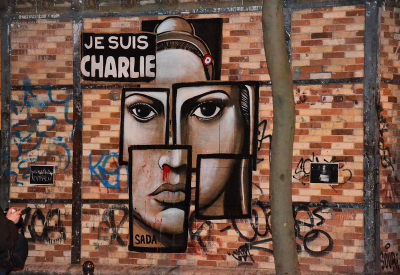 Je suis Charlie, boulevard de Charonne, Paris