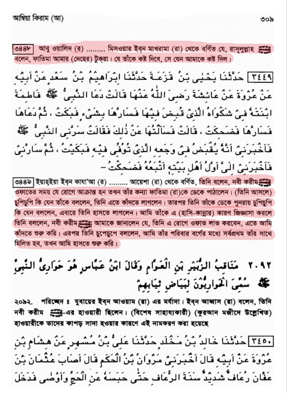 ফাতিমার ঘরে উমর - শিয়া সুন্নী যুদ্ধের সুচনা 2 ফাতিমা