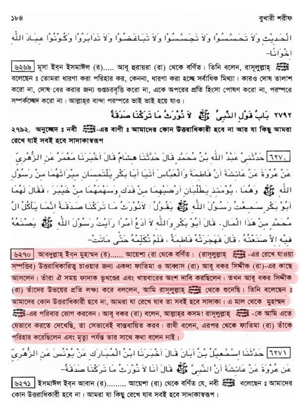 ফাতিমার ঘরে উমর - শিয়া সুন্নী যুদ্ধের সুচনা 14 ফাতিমা ও আবু বকর
