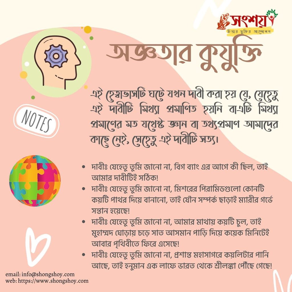 বহুল প্রচলিত কিছু কুযুক্তি বা ফ্যালাসি বা কুতর্ক বা হেত্বাভাস 5 কুযুক্তি বা ফ্যালাসি 4