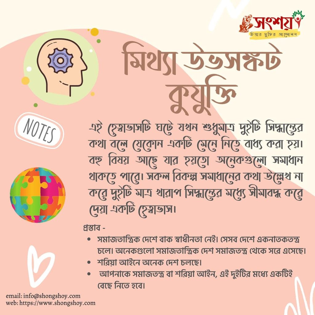 কুযুক্তি বা ফ্যালাসি 33