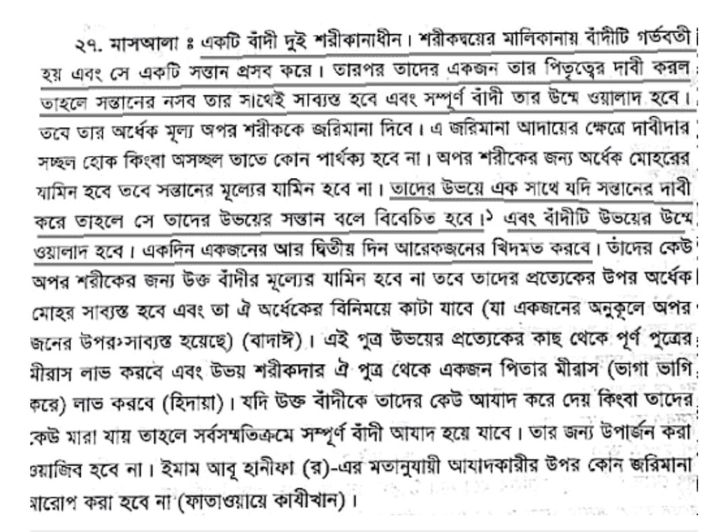 দাসী প্রসঙ্গে নাকে দড়ি বাঁধাদের মিথ্যাচারের জবাব 18 দাসী 17