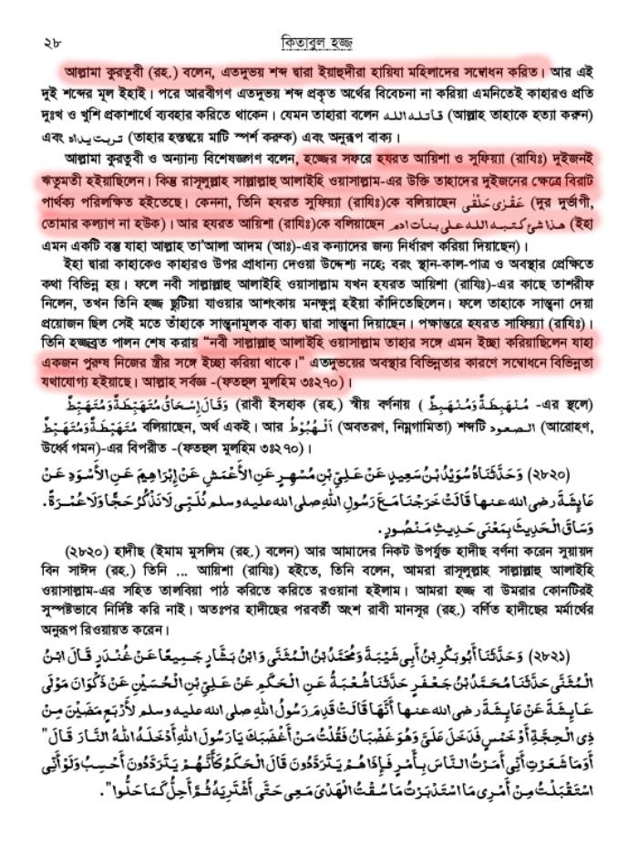 সাফিয়্যাকে নবীর গালাগালির কারণ 8 সাফিয়্যা 7