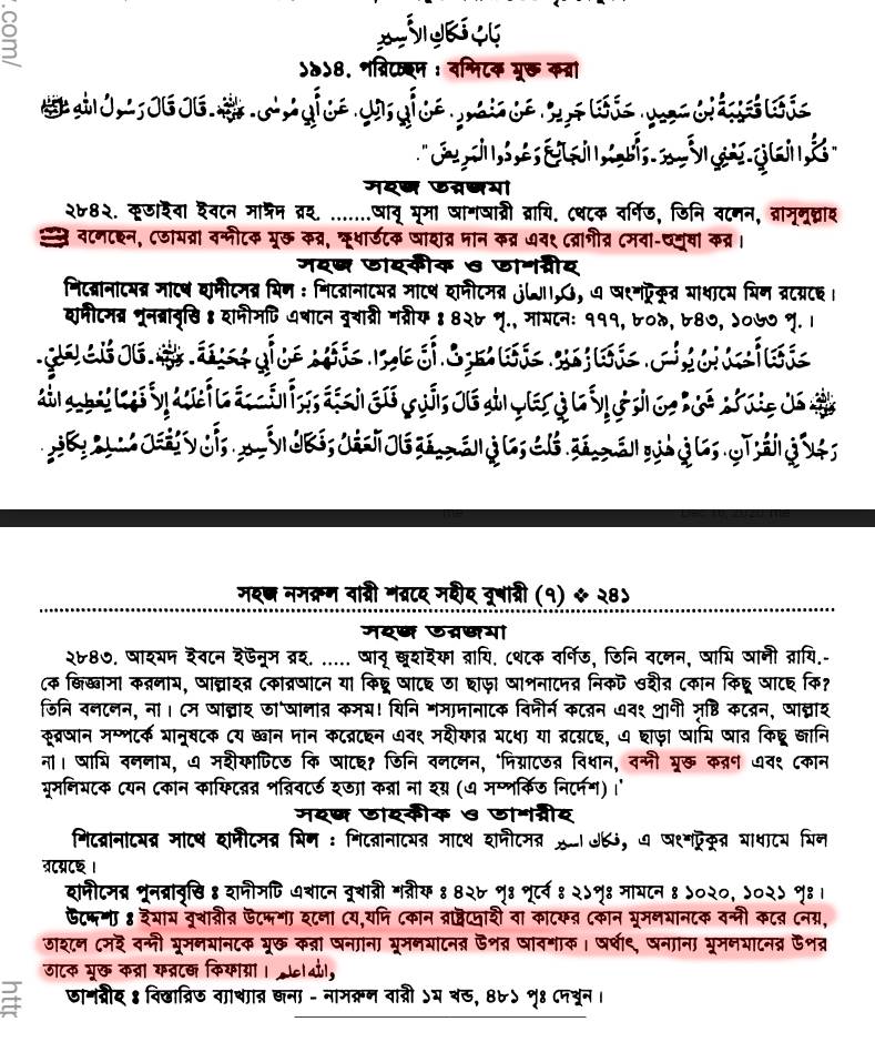 ইসলামে অমানবিক দাসপ্রথা 213 মুসলিম বন্দীকে মুক্ত করা ফরজ