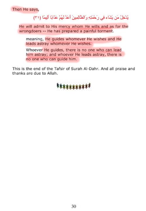 Critical Analysis of Taqdir: A Foundation of Islam 9 Taqdir 8