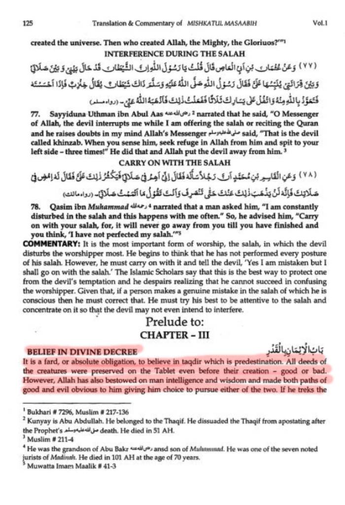 Critical Analysis of Taqdir: A Foundation of Islam 17 Taqdir 16