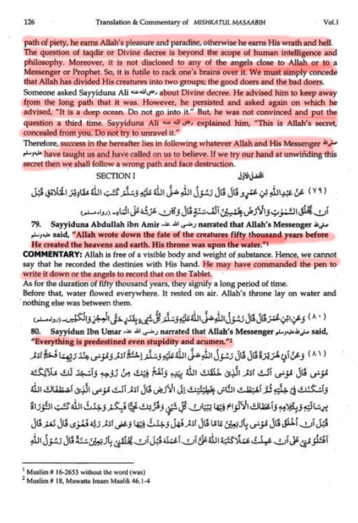 Critical Analysis of Taqdir: A Foundation of Islam 19 Taqdir 18