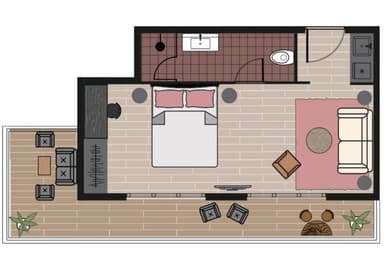 Studio penthouse - 10