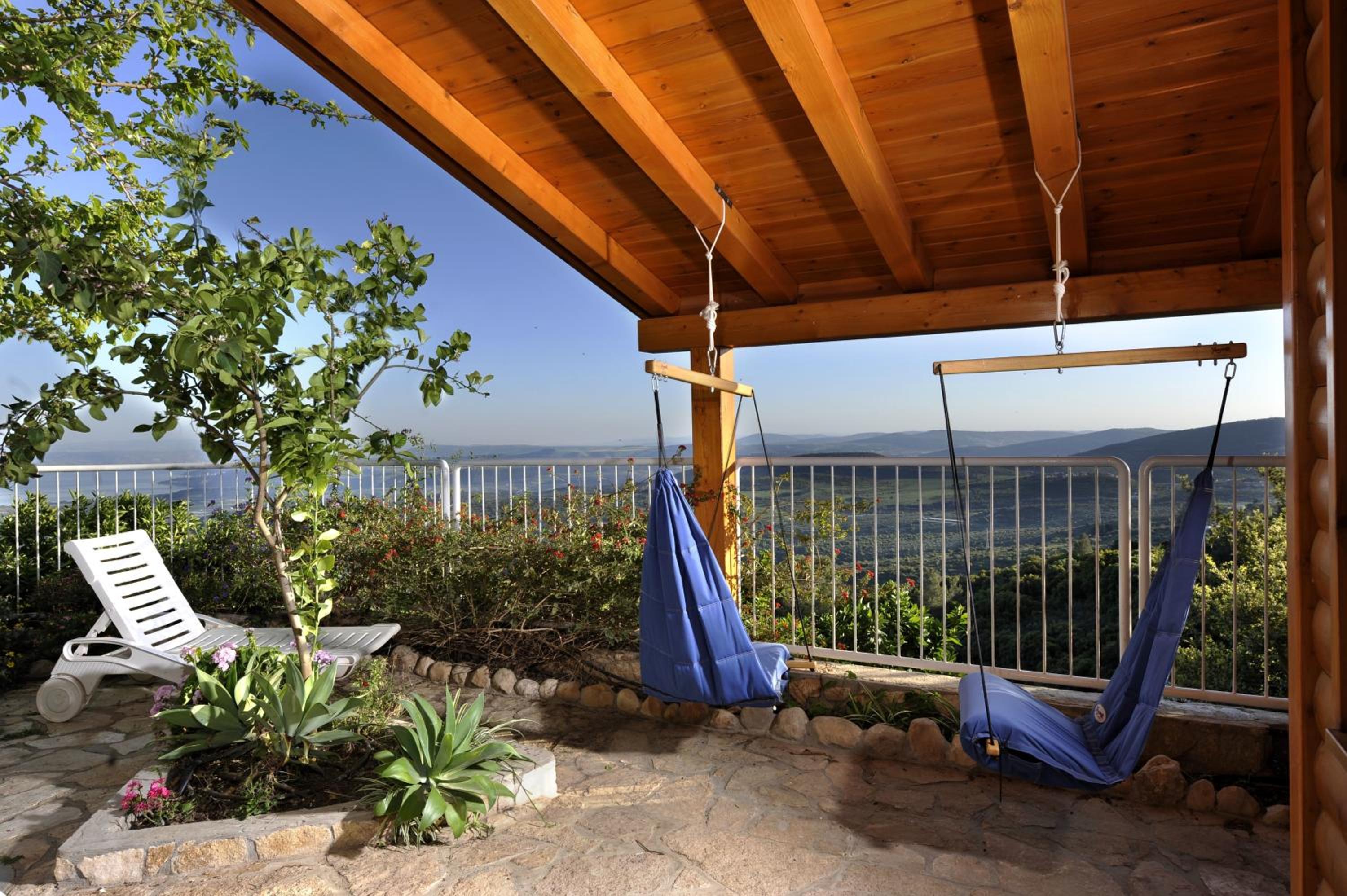Ofek - Chalet en bois avec jacuzzi, sauna et vue sur le lac de Tibériade - 1