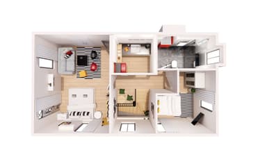 Chambre quadruple de luxe - 12