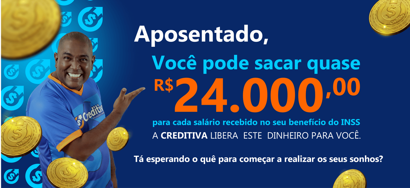 Aposentado você pode sacra quase R$24.000,00 .....