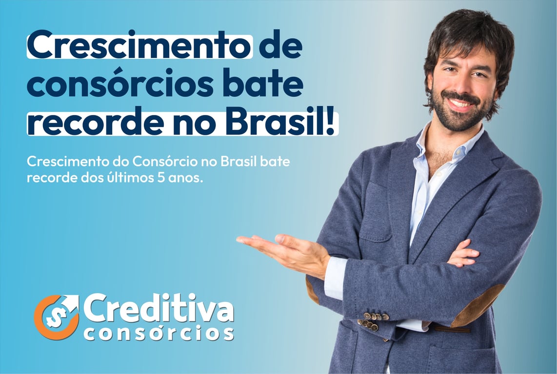 Imagem do card O crescimento do Consórcio no Brasil bate recorde dos últimos 5 anos
