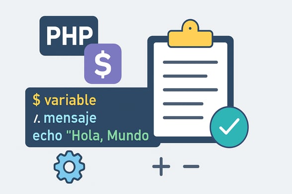 Cómo trabajar con variables en PHP: concatenación, operaciones y ejemplos prácticos