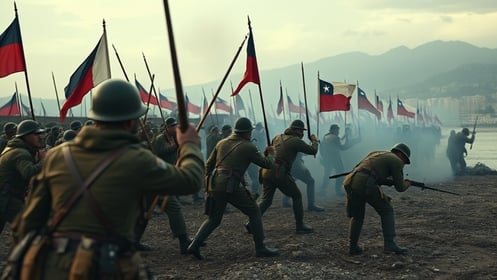 Batalla de Miraflores: La Defensa Peruana