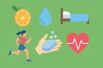 Cómo prevenir enfermedades comunes con buenos hábitos