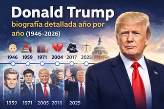 Donald Trump: biografía detallada año por año (1946–2026)