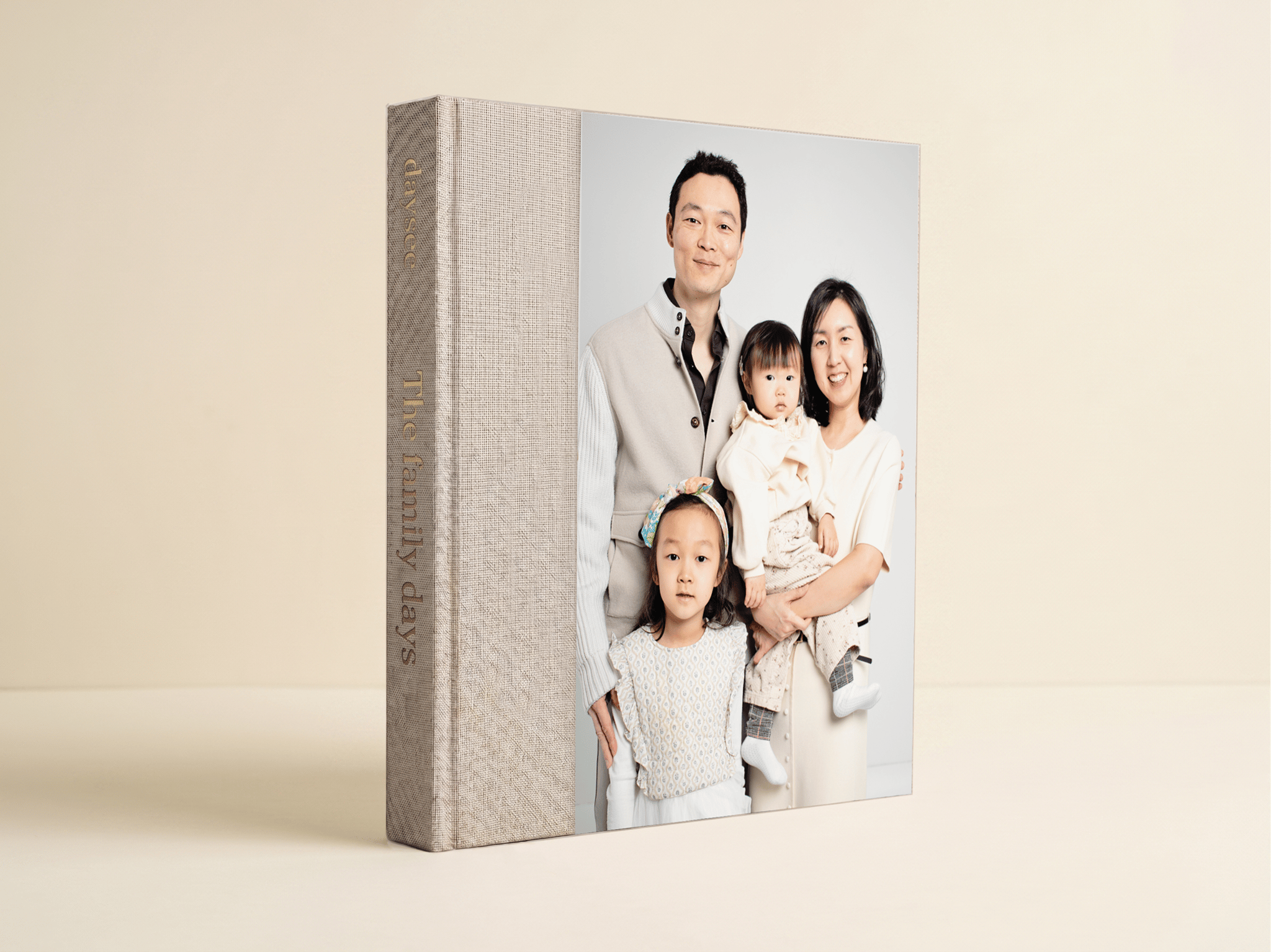 A linen daysee layflat album, The Family Days