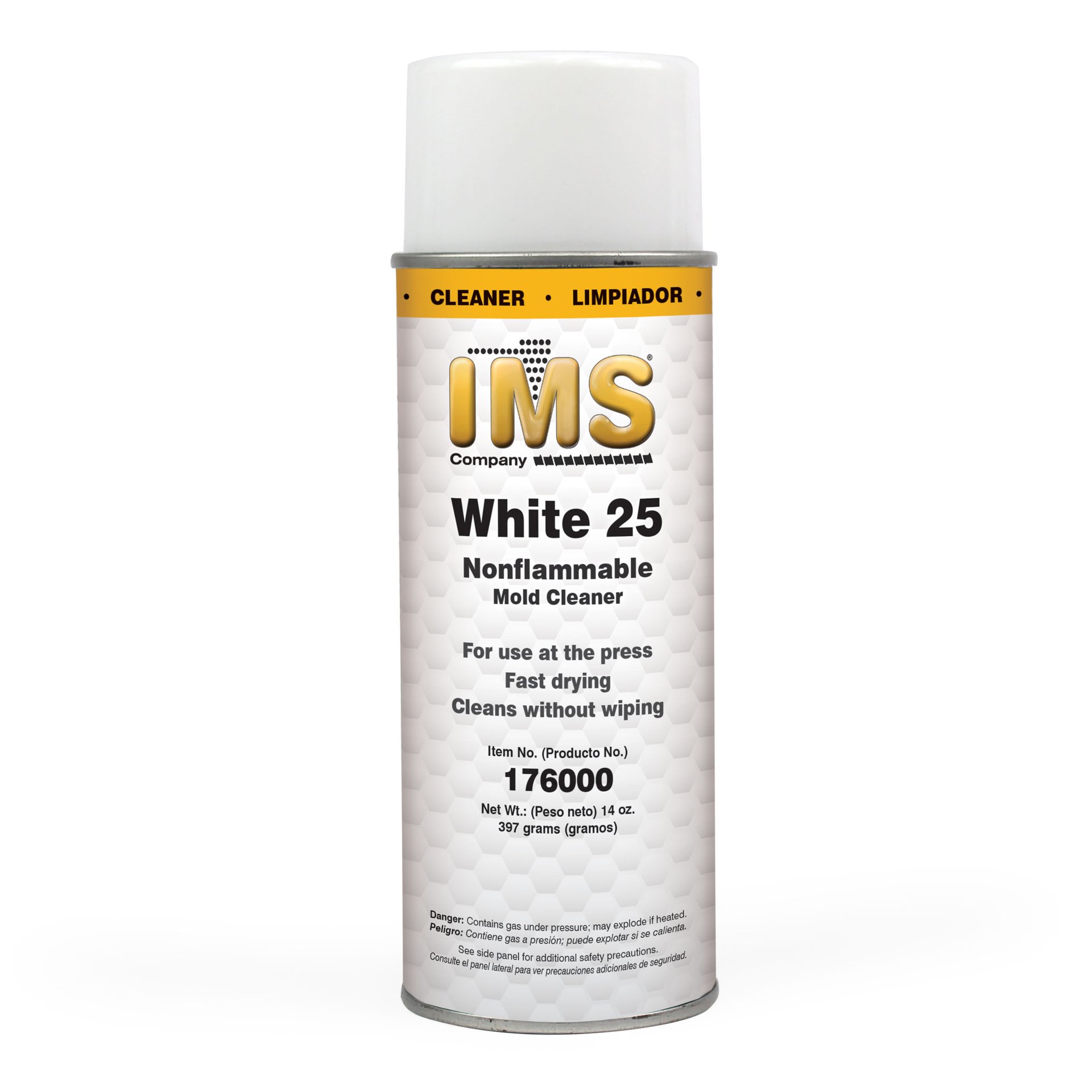 Mold Cleaner, White 25, Aerosol Spray Can, 14 oz Net Wt. - Image 1
