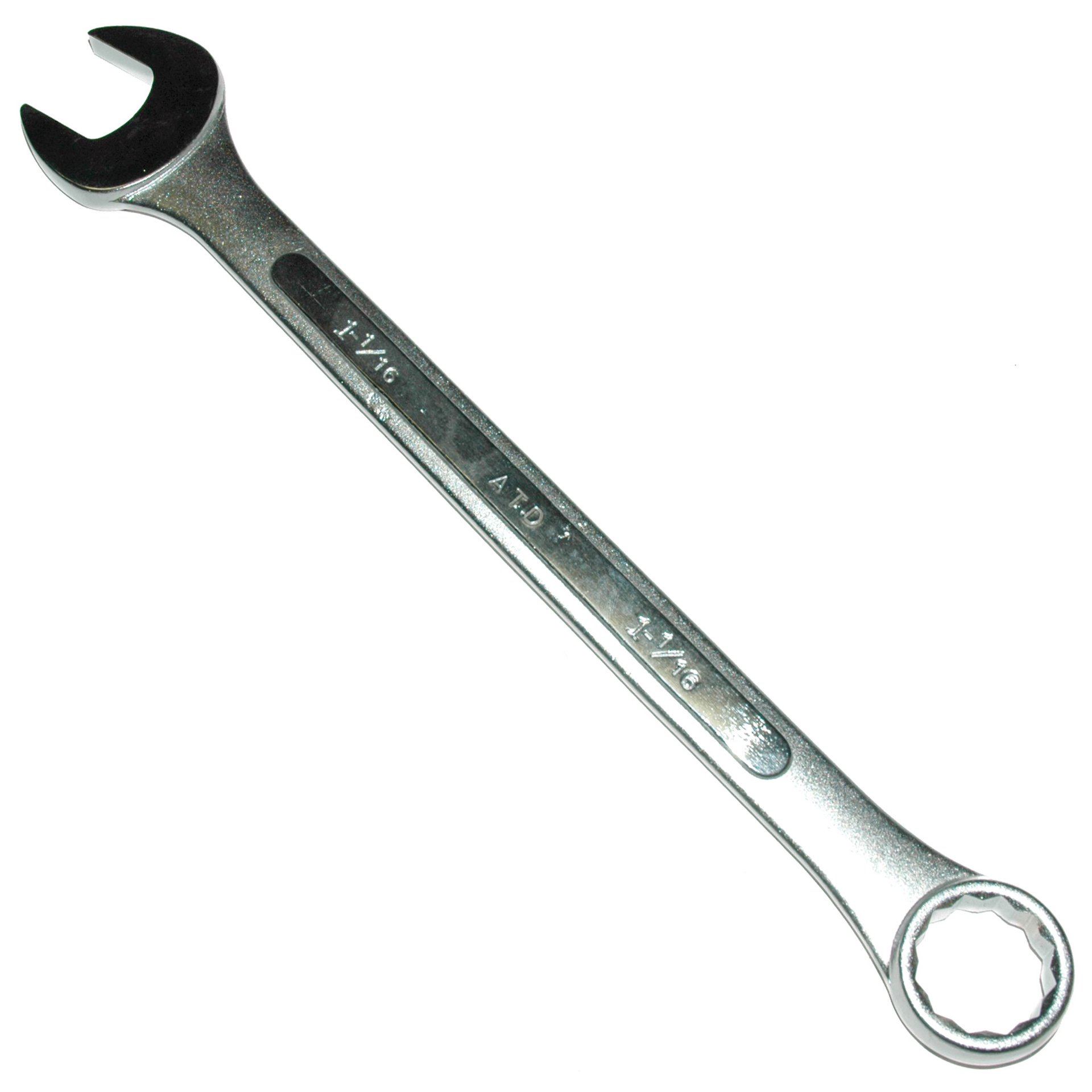 Combination Wrench, 1-1/16", Chrome Vanadium Alloy Steel, Heat Treated. 14" OAL (Nominal) - Image 1