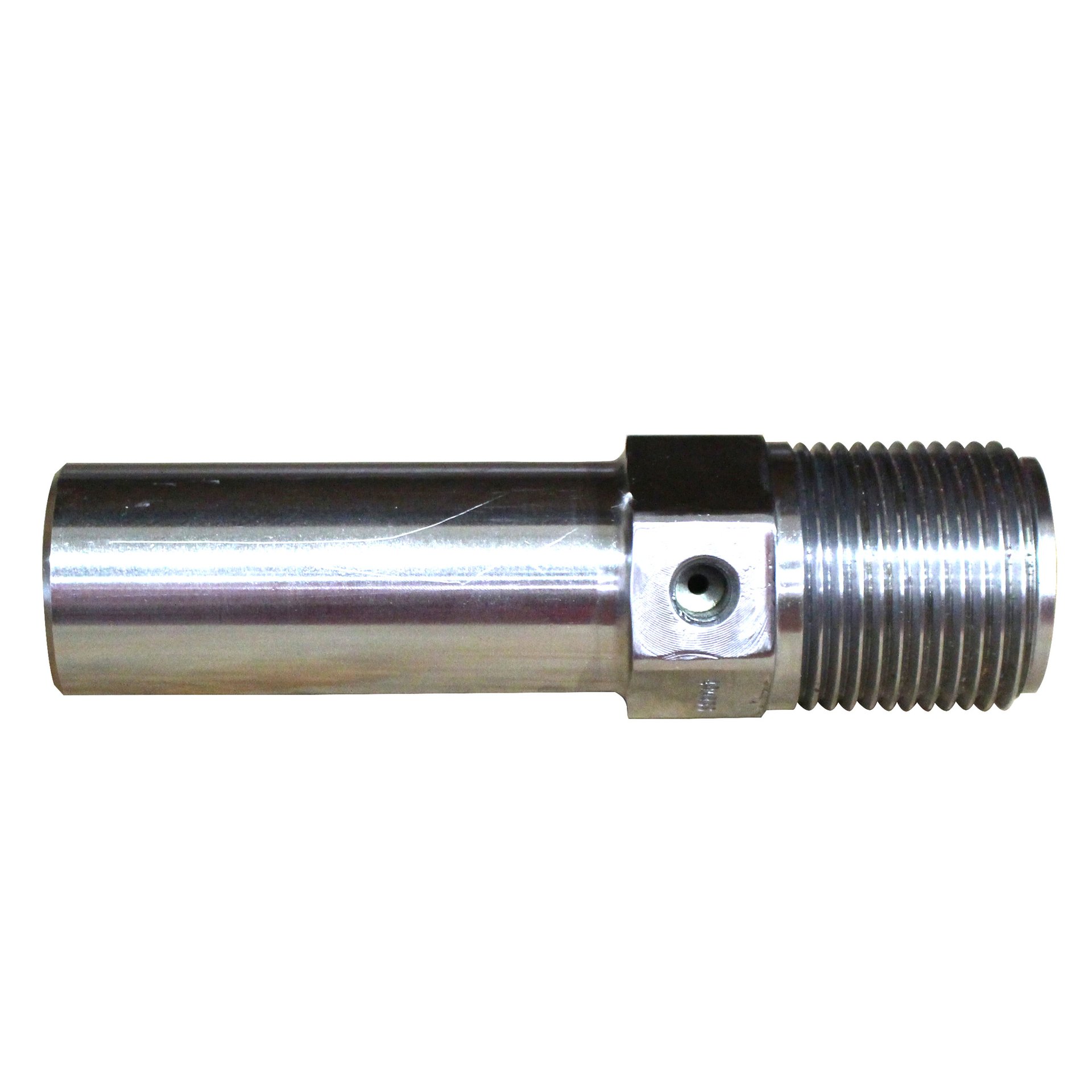 Hot Melt RT Nozzle Body, 6-1/4" (7" with Tip), 1-3/4"-8 Thd, 3/4" RO with 3/8"-24 Hot Melt T/C Hole - Image 2