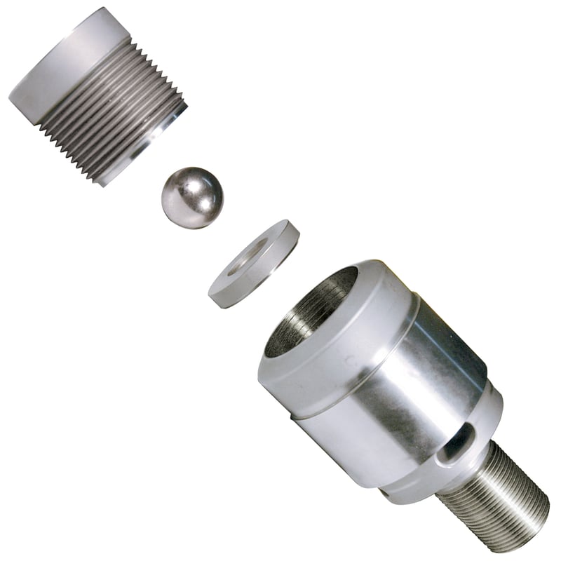 Ball Check, Lombard, 3-1/2″ OD, with Replaceable Seat, 1-5/8″-8 LH Thd