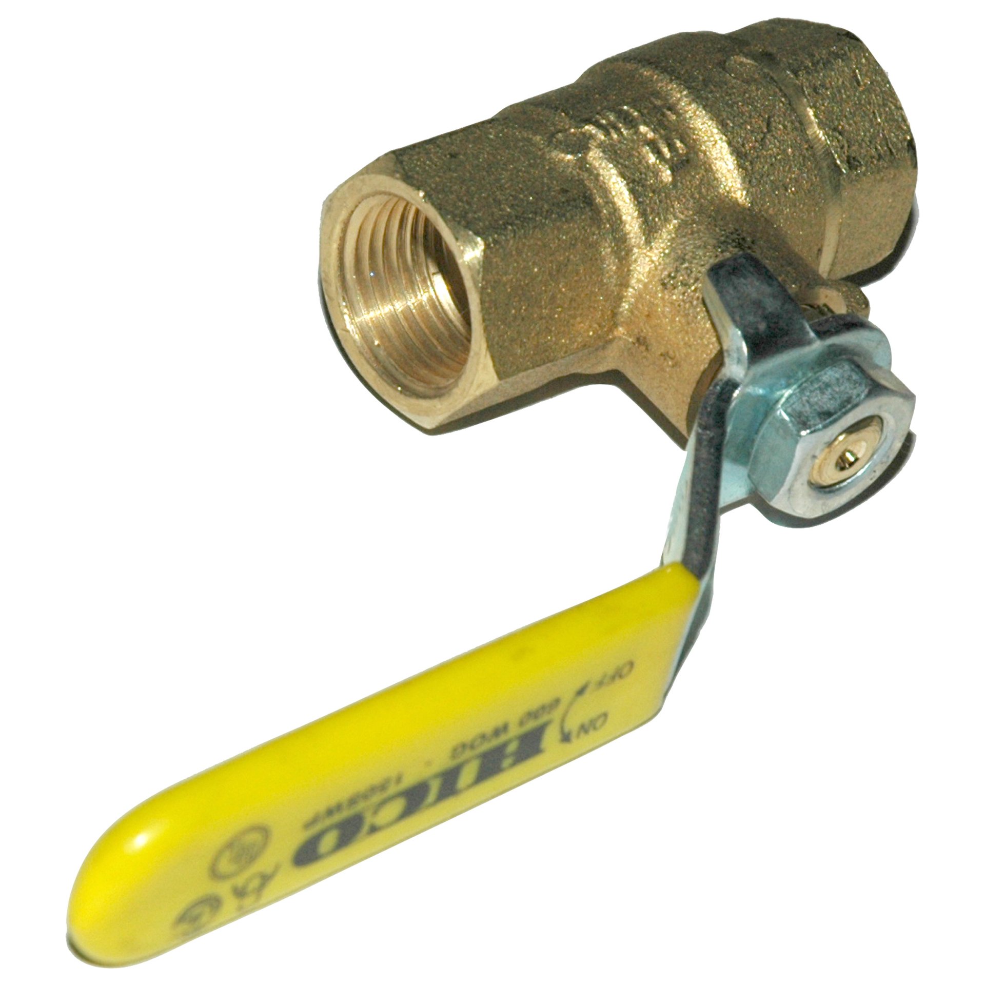 Ball Valve, 3/8" Female NPT, Full Port Brass - Image 2