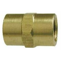 Coupling, Brass Mold Fitting, 1″ NPT Hex Style