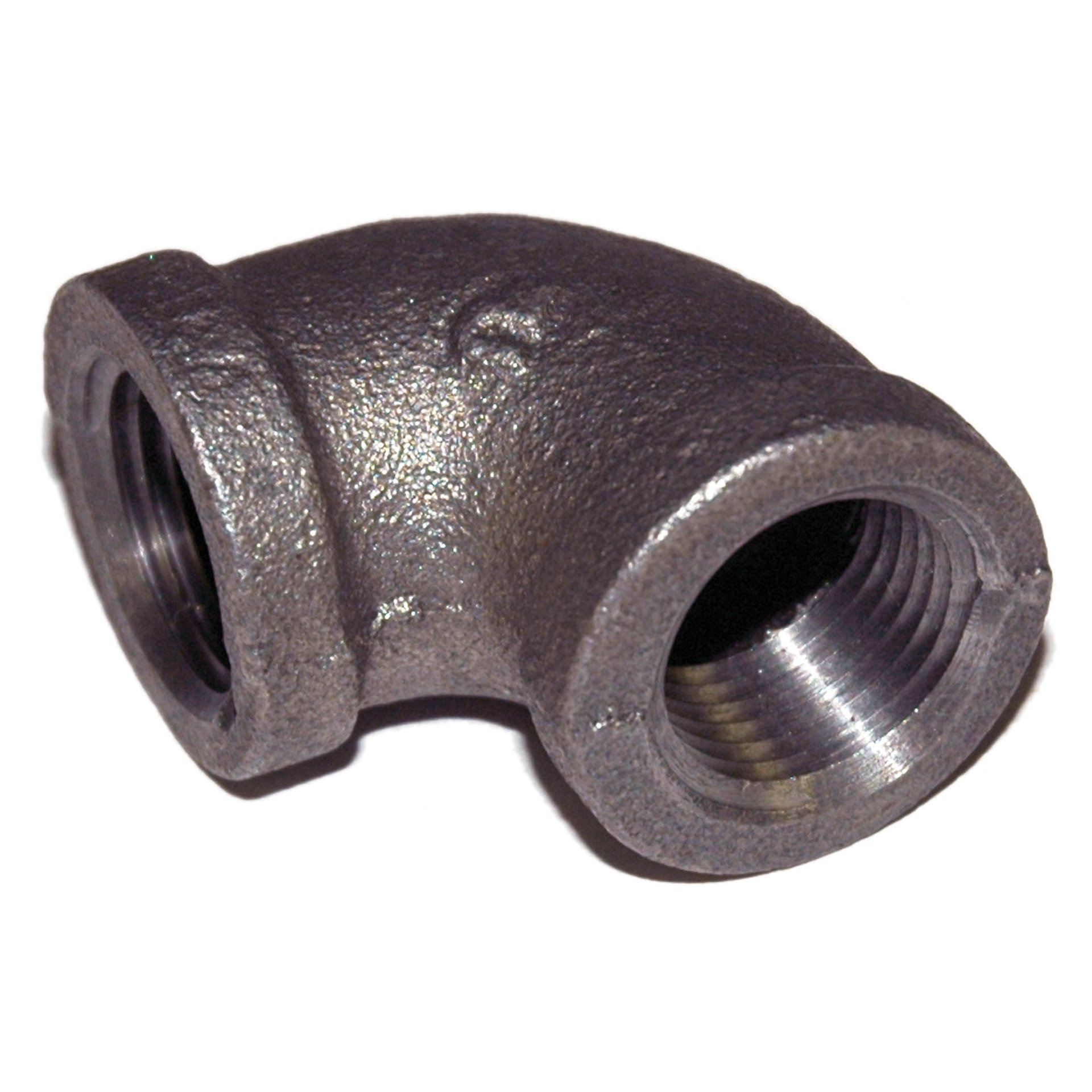 Elbow, 90 Degree, 1/2" NPT, Black Steel - Image 1