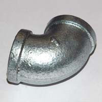 Elbow, 90 Degree, 1" NPT, Galvanized Steel - Image 2