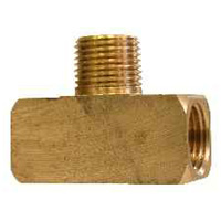 Branch Tee, Brass Mold Fitting 1/2″ NPT Female x 1/2″ NPT Male Branch – Barstock