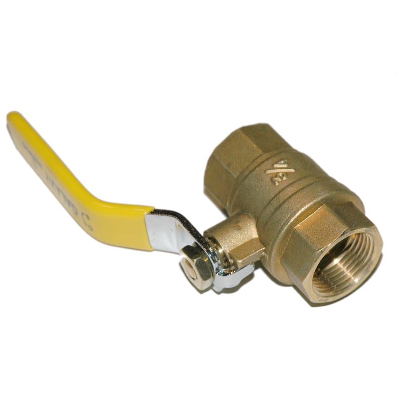 Ball Valve, 3/4″, Female NPT, Econo Line, Full Port, Brass