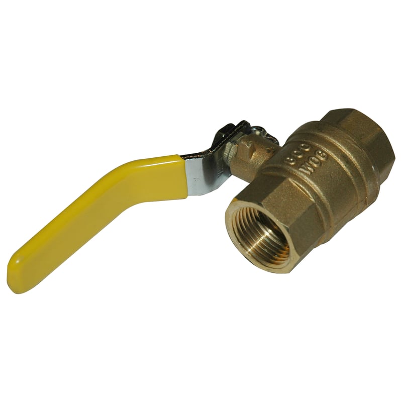 Ball Valve, 3/4", Female NPT, Econo Line, Full Port, Brass
