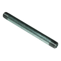 Pipe Nipple, 1/8″ NPT, 3″ Length, Galvanized Steel