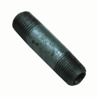 Pipe Nipple, 1/8" NPT, 1-1/2" Length, Galvanized Steel - Image 1