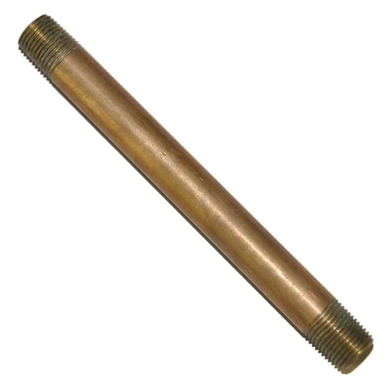 Pipe Nipple, 1/8″ NPT, 4″ Length, Brass
