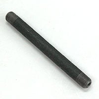 Pipe Nipple, 1/8″ NPT, 4″ Length, Black Steel
