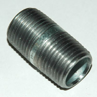 Pipe Nipple, 3/8″ NPT, 6″ Length, Galvanized Steel